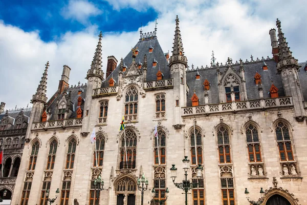 Provincial Court building at the market square in Bruges