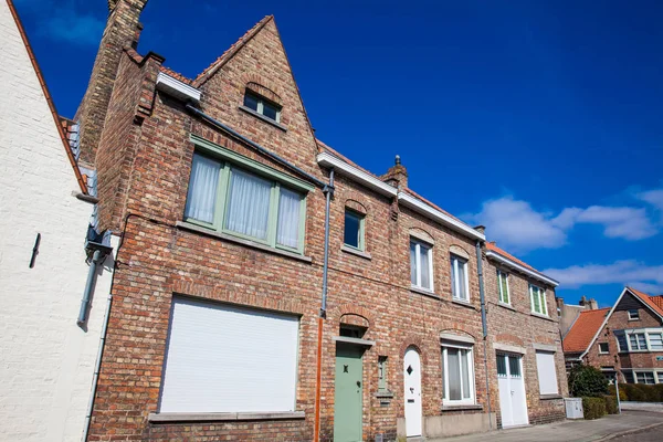 Geleneksel arquitecture tarihsel Bruges Şehir Merkezi