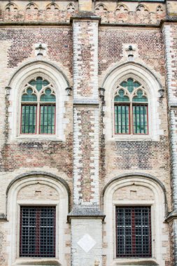 Bruges tarihi kasaba güzel mimari detaylarını