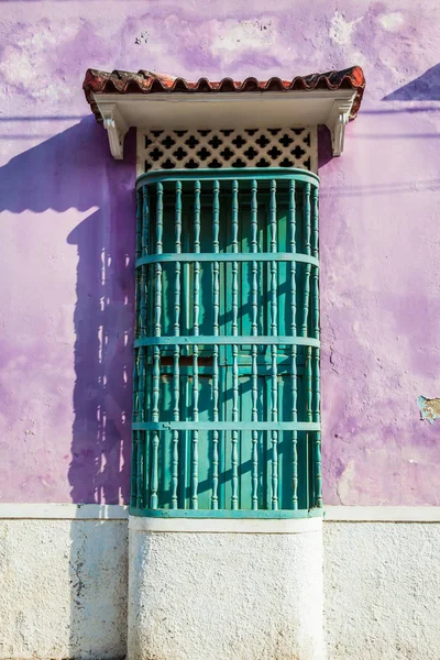 Casas Coloniais Coloridas Cidade Murada Cartagena Das Índias — Fotografia de Stock