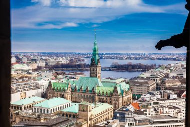 Hamburg güzel şehirde üzerinde göster