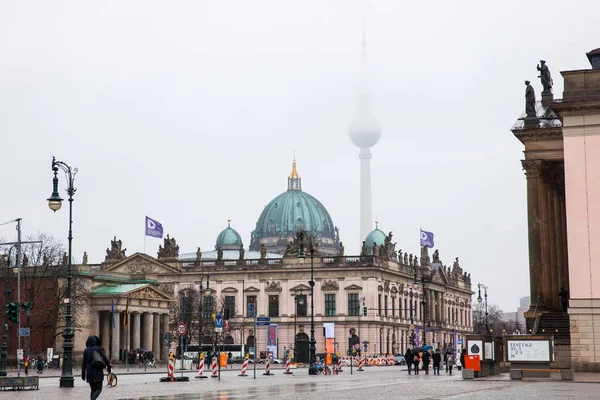 Berlin Deutschland März 2018 Unter Den Linden Vom Bebelplatz Aus — Stockfoto