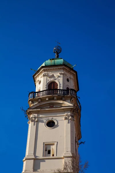 Clemetinum Csillagászati Torony Óváros Prága — Stock Fotó