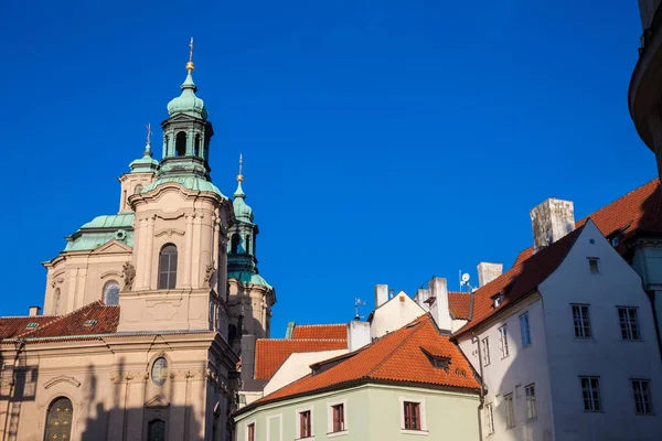 Церковь Святого Николая Расположена Старом Городе Праге — стоковое фото