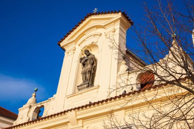 Prag eski şehir Antik Bina mimari ayrıntılar
