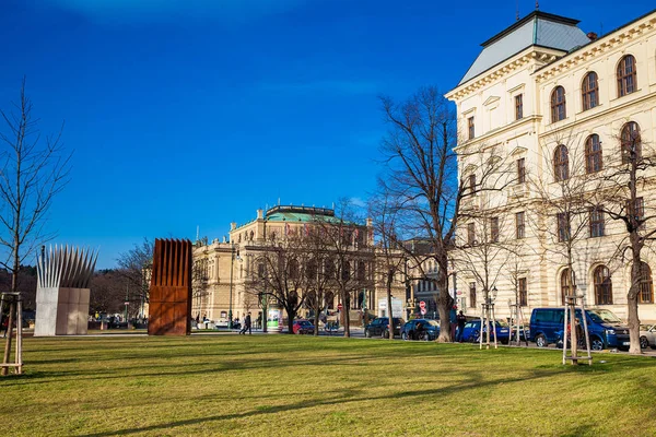 Prague Czech Republic April 2018 Jan Palach Square Memorial Called — Stock Photo, Image