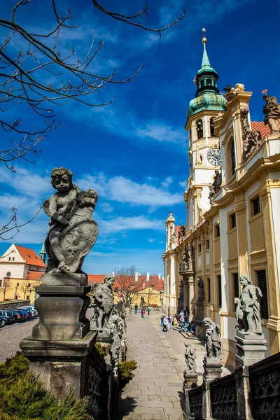 Prague Çek Cumhuriyeti Nisan 2018 Kilise Our Lady Prague Loreto — Stok fotoğraf