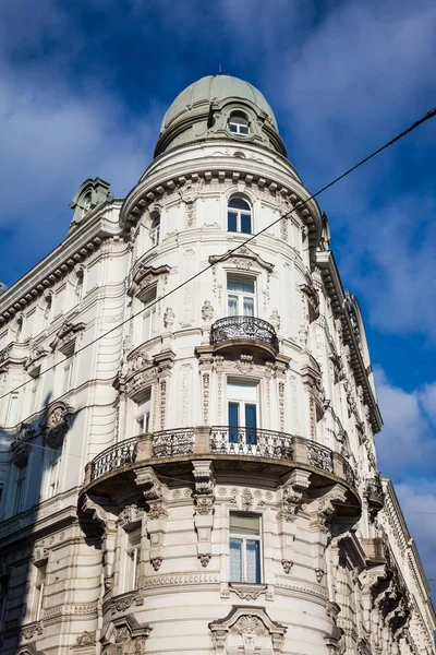 Красивая Архитектура Старинных Зданий Центре Вены — стоковое фото