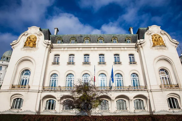 Βιέννη Αυστρία Απριλίου 2018 Κτίριο Της Πρεσβείας Της Γαλλίας Στην — Φωτογραφία Αρχείου