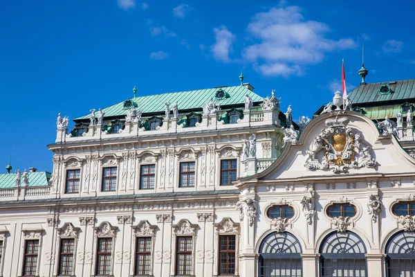 Detail Des Oberen Belvedere Palastes Einem Schönen Frühlingstag — Stockfoto