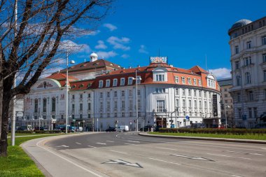 Vienna, Avusturya - Nisan, 2018: 1913 Akademietheater tarihi güzel bina inşa edilen