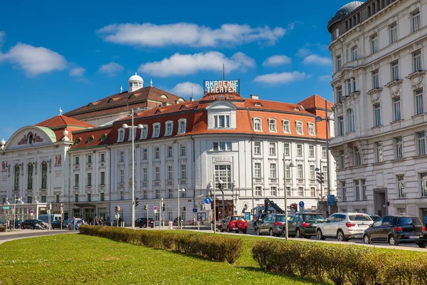 Vídeň Rakousko Duben 2018 Krásná Historická Budova Akademietheater Postavený 1913 — Stock fotografie