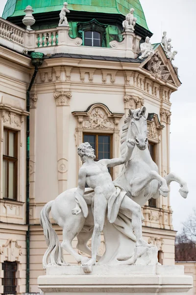 Vienna Austria Aprile 2018 Dettaglio Del Palazzo Del Belvedere Superiore — Foto Stock