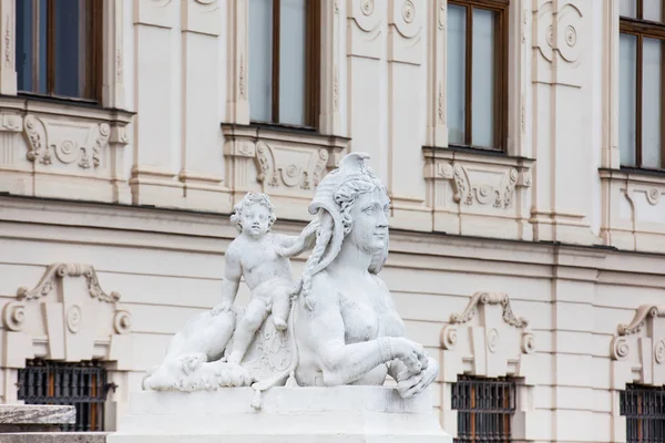 Vienna Austria Aprile 2018 Dettaglio Del Palazzo Del Belvedere Superiore — Foto Stock