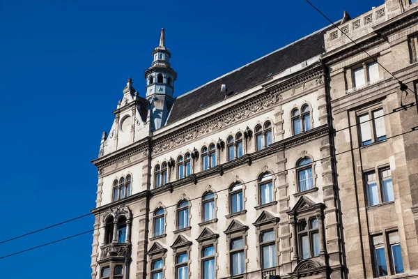 美丽的建筑的建筑物在布达佩斯市中心 — 图库照片
