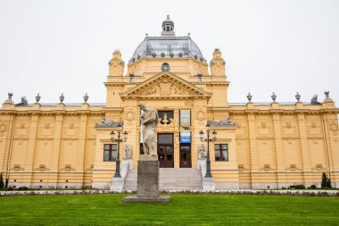Hırvatistan'ın başkenti Zagreb'deki tarihi Sanat Köşkü binası