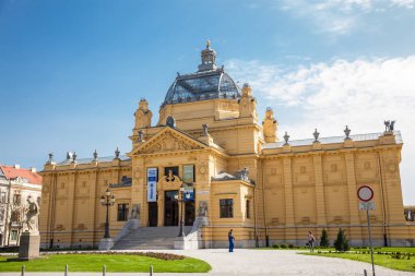Hırvatistan'ın başkenti Zagreb'deki tarihi Sanat Köşkü binası