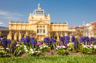 Hırvatistan'ın başkenti Zagreb'deki tarihi Sanat Köşkü binası