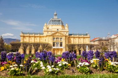 Hırvatistan'ın başkenti Zagreb'deki tarihi Sanat Köşkü binası