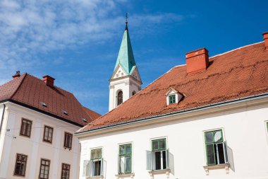 Zagreb'deki Aziz Kiril ve Methodius Rum Katolik Co-Katedrali Kulesi