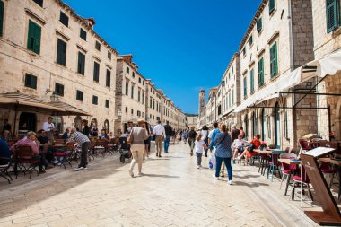 Dubrovnik Eski Şehir Stradun sokak görünümü