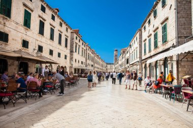 Dubrovnik Eski Şehir Stradun sokak görünümü