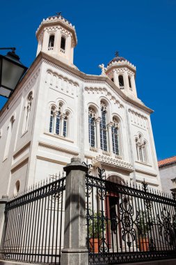 Dubrovnik'teki eski kentte kutsal Annunciation Ortodoks kilisesi