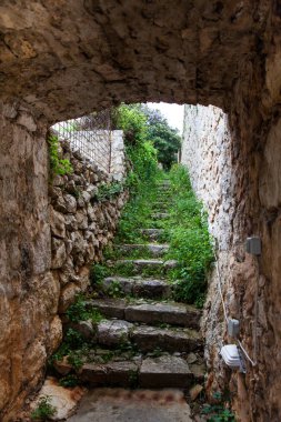 Dubrovnik şehrinin güzel dar sokakları