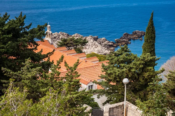 Beautiful Dubrovnik coast seen from the Gradac Park — Stock Photo, Image