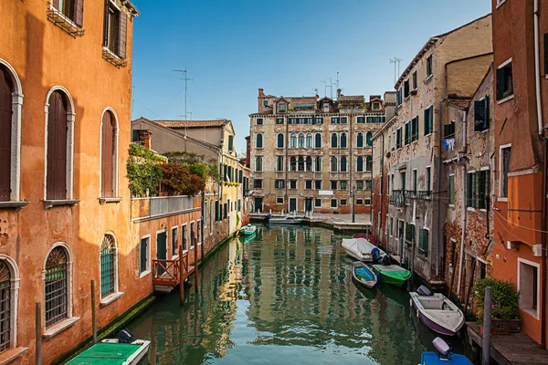 Malownicze Kanały Pięknego Weneckiego Miasta — Zdjęcie stockowe