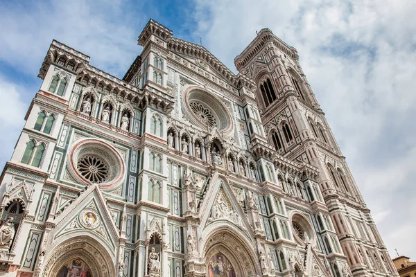A Catedral de Giotto Campanile e Florença consagrada em 1436 — Fotografia de Stock