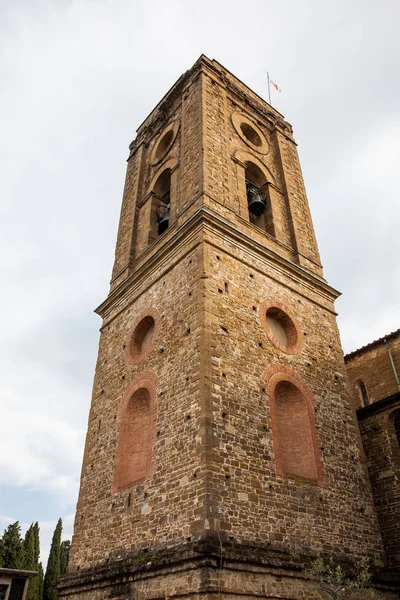 Bell tower of the basilica San Miniato al Monte in Florence — Stock Photo, Image