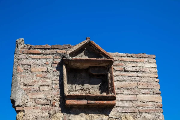 Ruines des maisons de l'ancienne ville de Pompéi — Photo