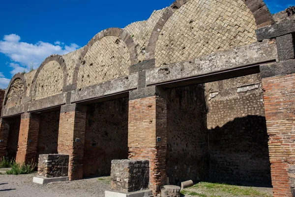 ポンペイの古代都市の遺跡 — ストック写真