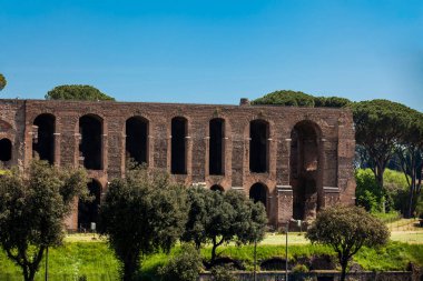 Antik Roma ve Circus Maximus Palatine Tepesi'nde Apollo Palatinus Tapınağı
