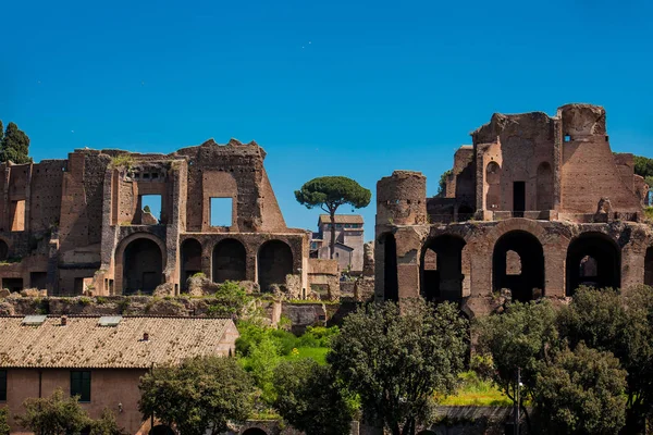 Apollo Palatinus temploma az ókori Rómában és a Circus Maximus-hegyen — Stock Fotó