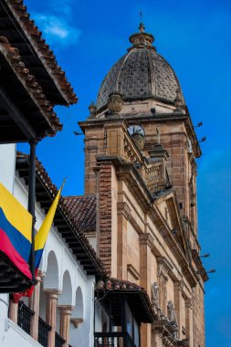 St James Havari Katedrali Bazilikası Kolombiya'nın en eski Roma Katolik katedrali 1598 tunja şehirde bulunan inşa