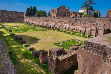 het stadion van Domitianus op de Palatijnse heuvel in rome