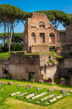 het stadion van Domitianus op de Palatijnse heuvel in rome