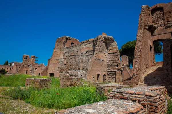 Ruïnes van het paleis van Septimius Severus of Domus Severiana op de Palatijn — Stockfoto