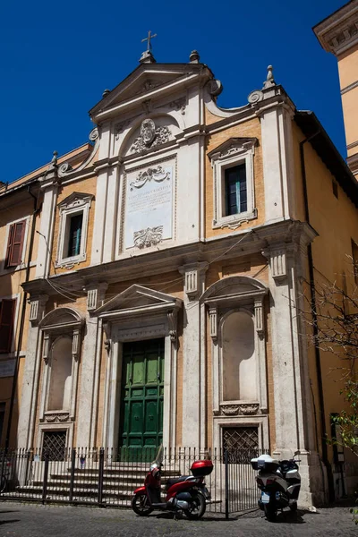 Oratorio del Santísimo Crucifijo situado en el centro de Roma construido en 1568 — Foto de Stock