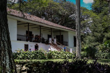 El Cerrito, Valle del Cauca, Colombia - 20 August 2025. View of the beautiful Hacienda El Paraiso, setting for the famous novel Maria written by Jorge Isaacs.