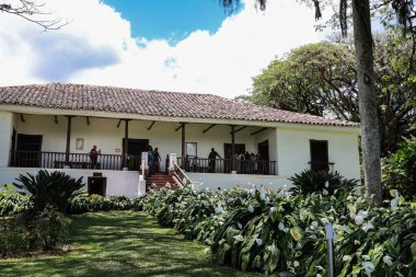 El Cerrito, Valle del Cauca, Colombia - 20 August 2025. View of the beautiful Hacienda El Paraiso, setting for the famous novel Maria written by Jorge Isaacs.