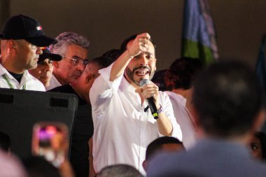 Cali, Colombia - 10 September 2025. Opening event for the national tour of the right wing presidential candidate Abelardo de la Espriella in Cali.