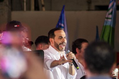 Cali, Colombia - 10 September 2025. Opening event for the national tour of the right wing presidential candidate Abelardo de la Espriella in Cali.