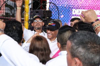 Cali, Colombia - 10 September 2025. General Zapateiro at the opening event for the national tour of the right wing presidential candidate Abelardo de la Espriella in Cali.