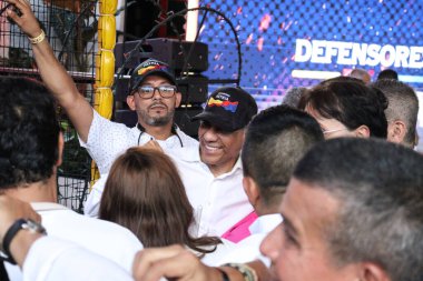 Cali, Colombia - 10 September 2025. General Zapateiro at the opening event for the national tour of the right wing presidential candidate Abelardo de la Espriella in Cali.