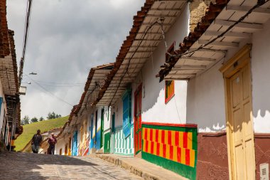 Concepcion, Kolombiya - 20 Ocak 2024. Güzel bir sömürge kasabası olan Concepcion Kolombiya 'nın Antioquia bölgesinde yer almaktadır..