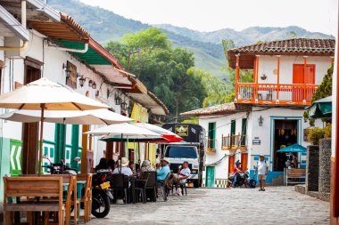 Concepcion, Kolombiya - 20 Ocak 2024. Güzel bir sömürge kasabası olan Concepcion Kolombiya 'nın Antioquia bölgesinde yer almaktadır..