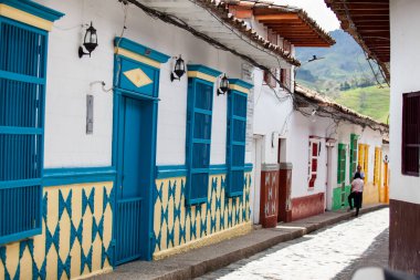 Concepcion, Kolombiya - 20 Ocak 2024. Güzel bir sömürge kasabası olan Concepcion Kolombiya 'nın Antioquia bölgesinde yer almaktadır..